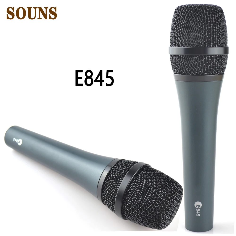 Проводной кардиоидный микрофон E845 профессиональный студийный для вокала E835