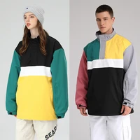 2022 new ski jacket women outdoor snowboard jacket men windproof waterproof ski jacket stitching ski sweater winter top coat