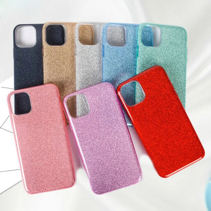 100 шт./лот для iPhone 11 Pro TPU PC Case Bling For XS Max XR 8 7 6 Plus|Бамперы| |