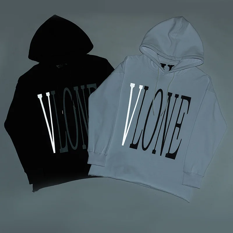 

Sweatcoat VLONE Man Hoodies Cotton Sweatshirts Men Clothing Sweatshirt Woman Women's USA Brand Harajuku Friends Reflective