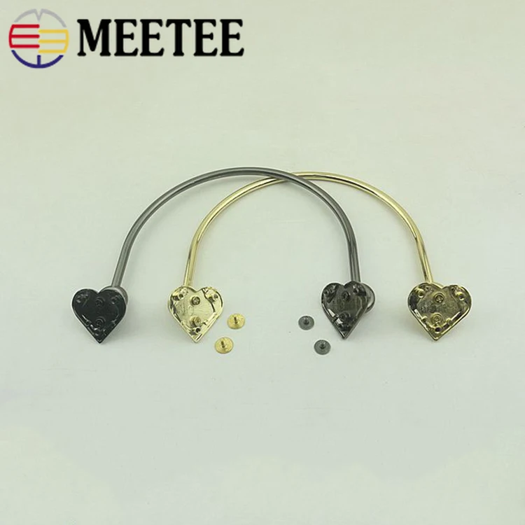 2 шт. металлическая ручка для сумки пряжки женской сумочки с замком украшение