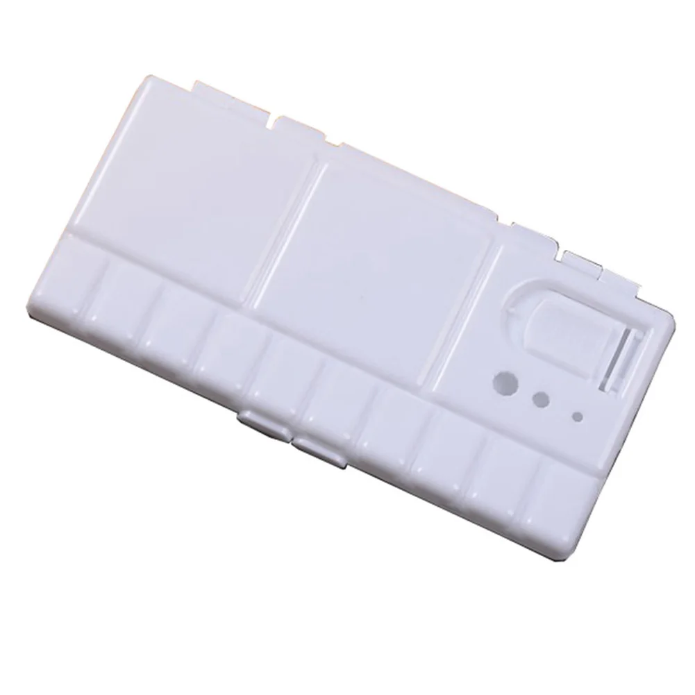 

Large Paint Box Tray 25 Grids White Flip Folding Drawing Tools Art Supplies PP Palette Watercolor