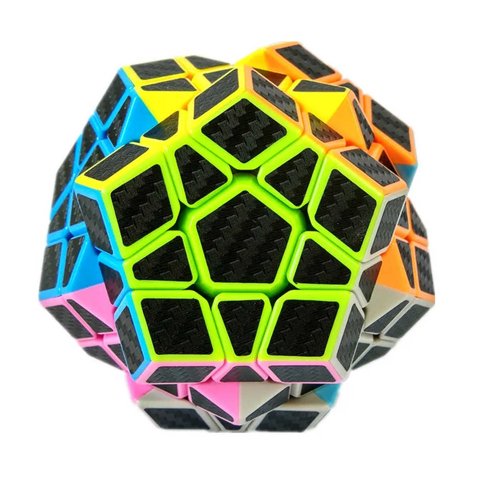 ZCUBE наклейка из углеродного волокна Megaminxeds волшебный куб головоломка 3x3 Megaminx