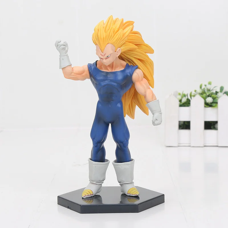 Dragon Ball Z Super Saiyan Son Gohan Goku фигурка стрекозы фигурка трусы Вегета Чичи лазурит фигурка freeza телефон игрушки с ремешком - Цвет: Небесно-голубой