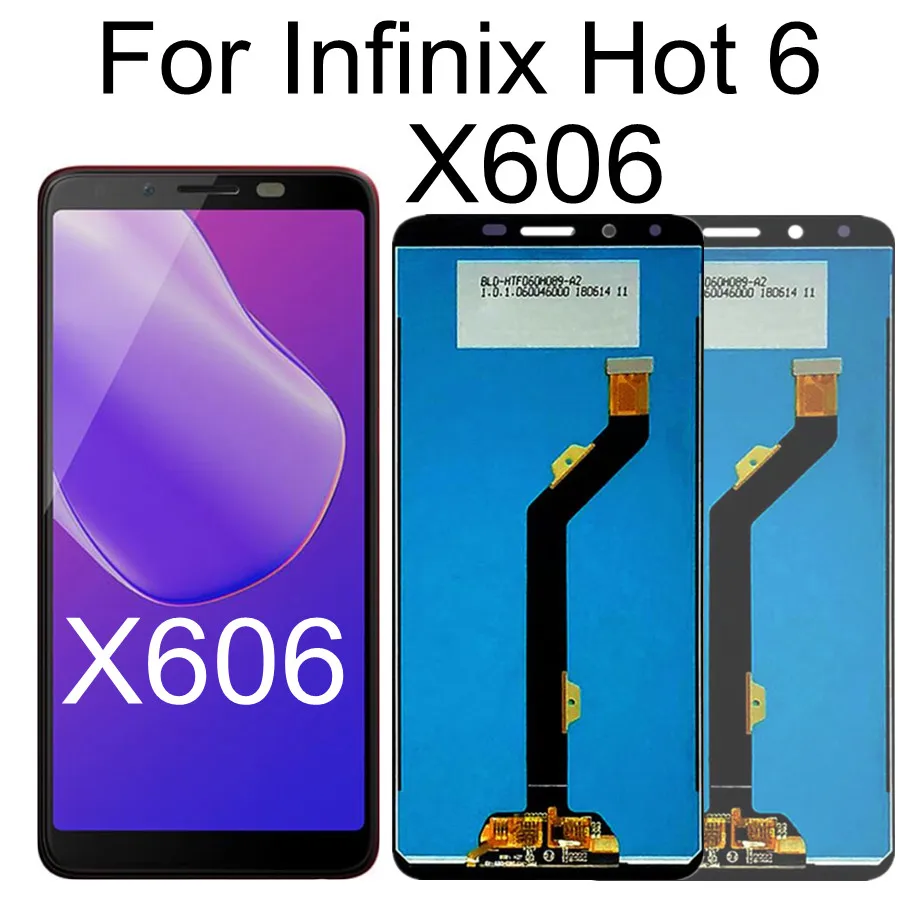 

6.0" LCD For Infinix Hot 6 X606 LCD Display Touch Screen Digitizer Assembly Replacement For Infinix Hot6 LCD Display