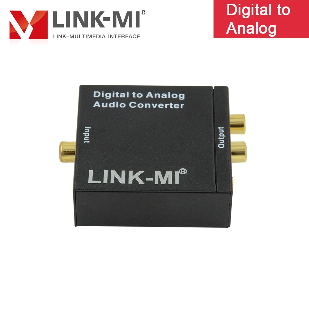 LINK MI цифро аналоговый аудиопреобразователь 3 5 мм аудио преобразователь