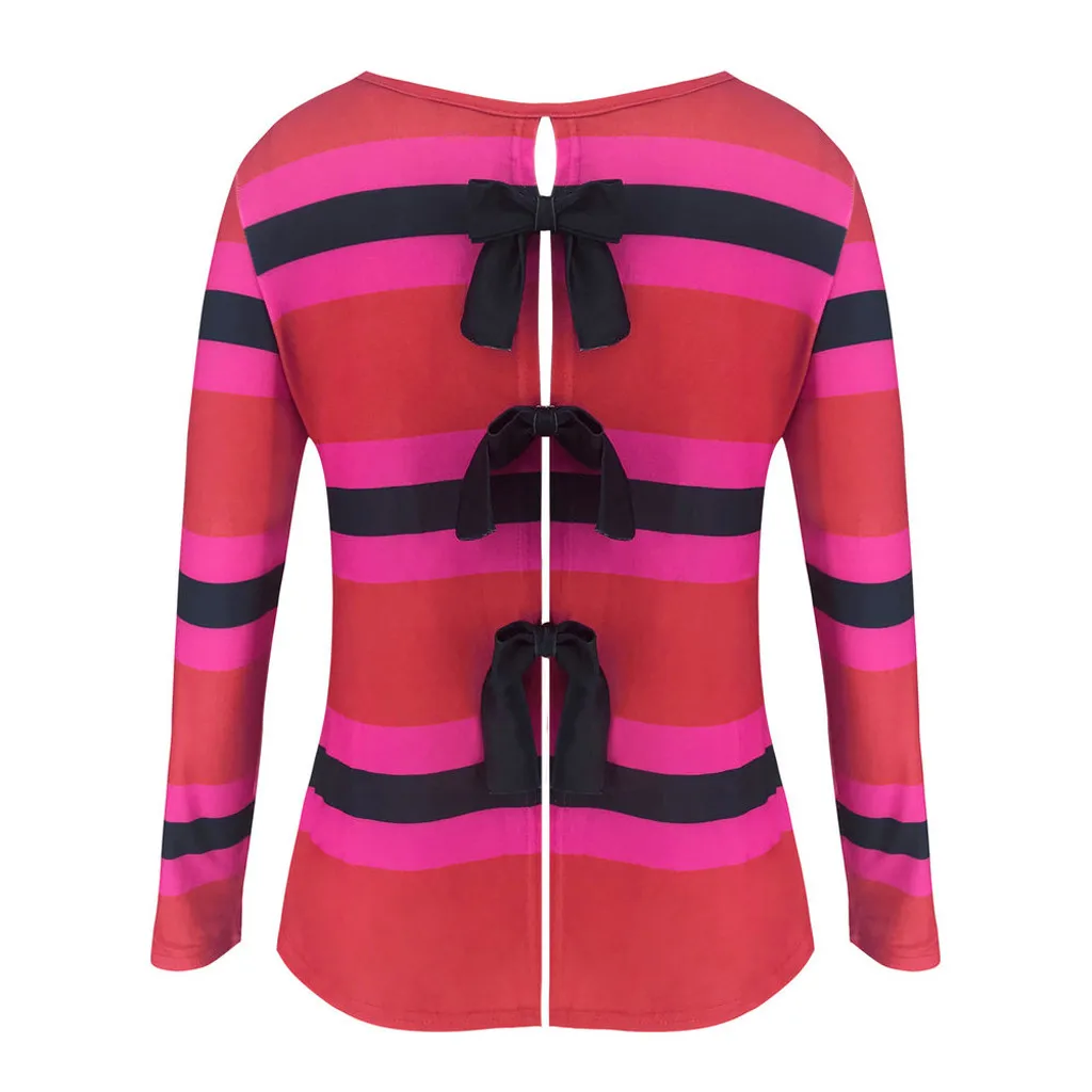 

Womens Lady O-neck Sweater Casual Splicing Long Sleeve Tops Slim Fit Pullover Female Clothes Pullover Jumper c829