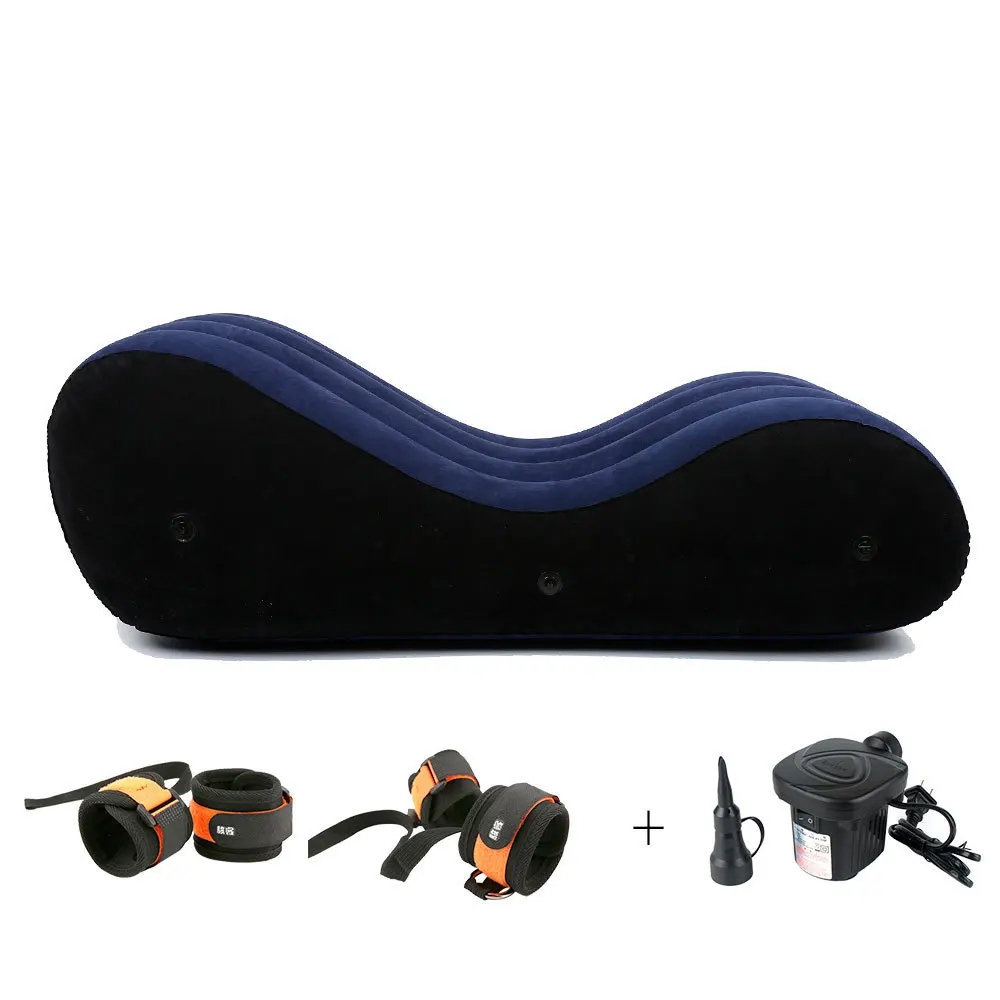 

Hot Curve Inflatable Luxury Pillow Sofa Adult Bed Sofa Pad Adult Bed Fun Sofa for Couple Love Games