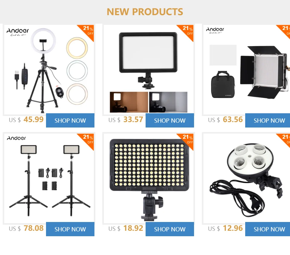 Andoer 5 in 1 E27 Base Socket Softbox Light Lamp Bulb Holder Adapter for Photo Video Studio Softbox