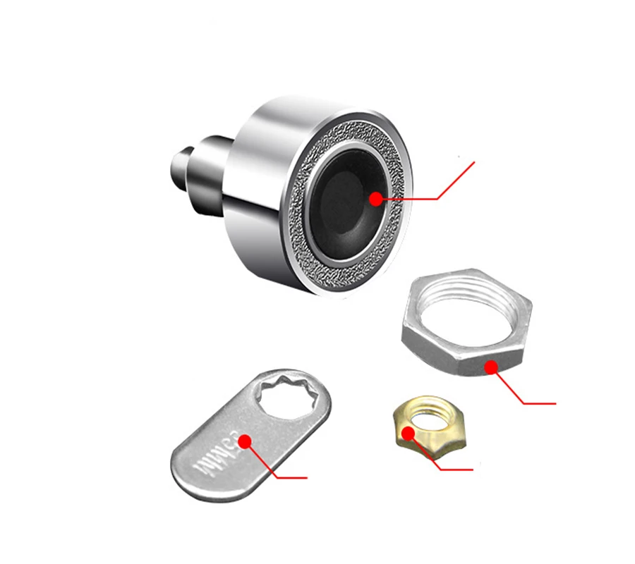 

20 Fingerprint capacity Zinc Alloy Keyless Mini Fingerprint Biometrics Cabinet Drawer Strongbox Mailbox Lock