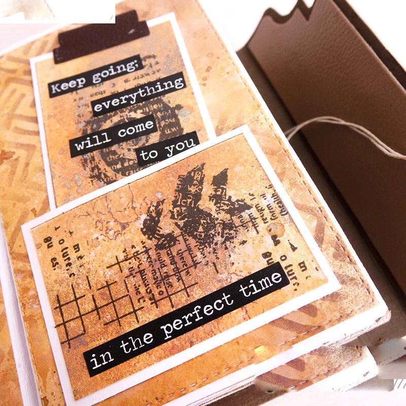 2021 вырезанный фотоальбом Большой набор с отрывными листами металлические плашки