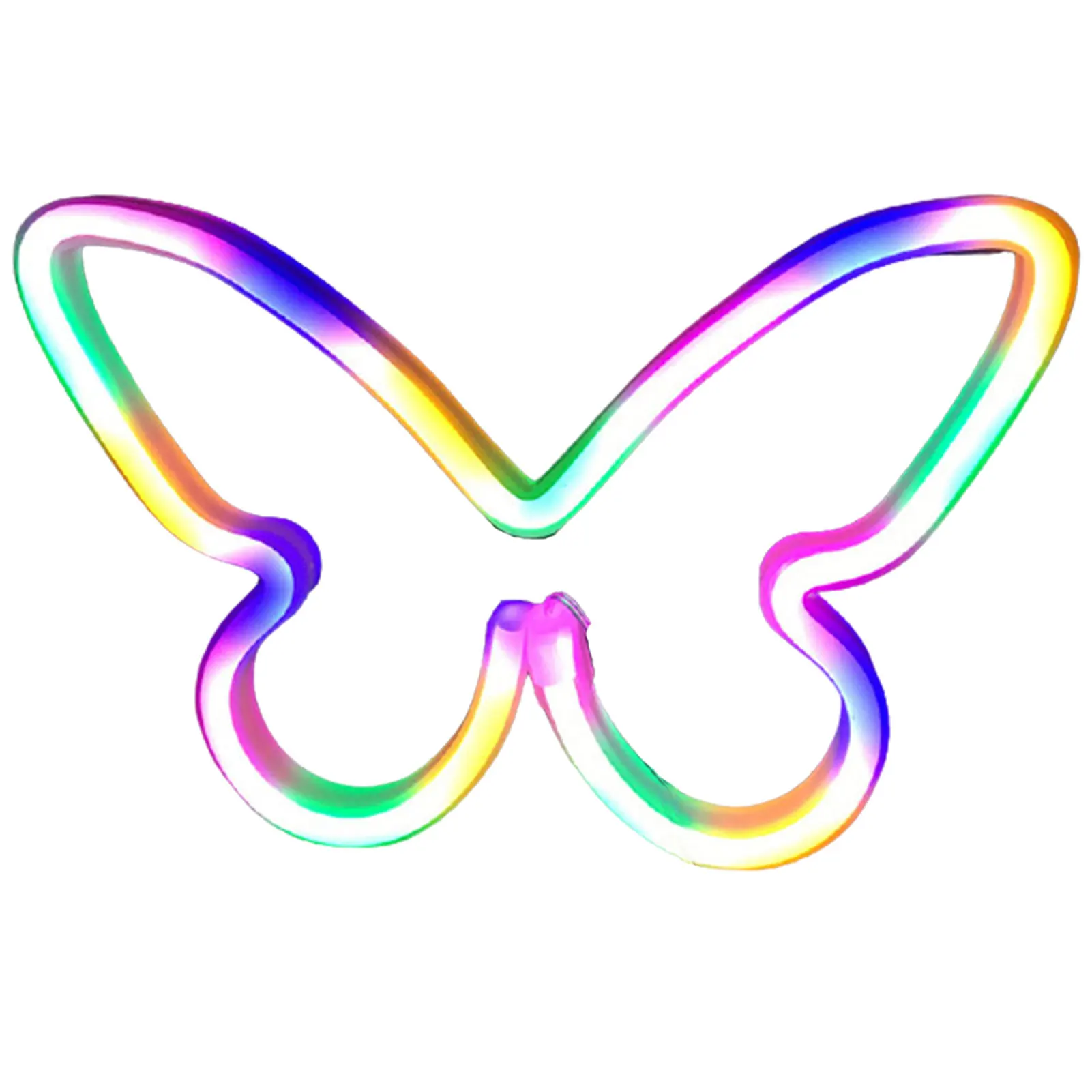 

Hanging Lamp Led Neon Light Pub Party Wedding USB Battery Powered Atmosphere Home Decor Bar Wall Sign Restaurant Butterfly Shape