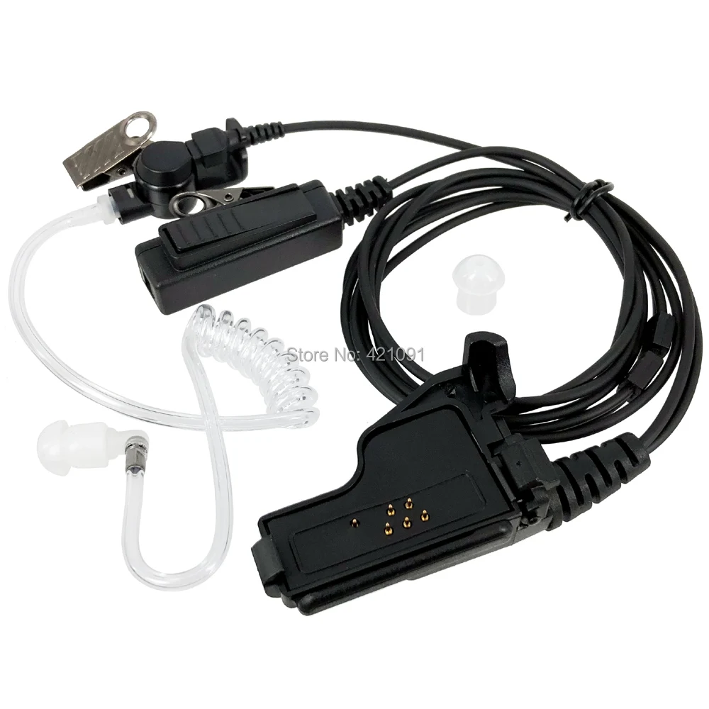 Headset Acoustic Tube Earpiece Mic for Motorola MTX XTS HT1000 XTS5000 XTS2500 MTS2000 MT2000 GP900 Walkie Talkie Two Way Radio
