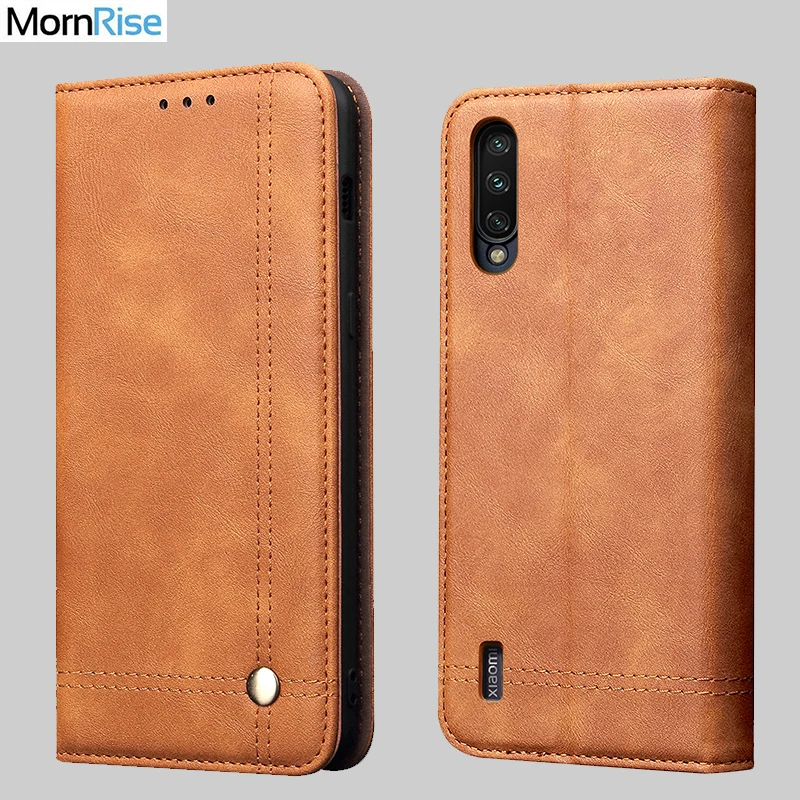 Винтажный кожаный флип-чехол для Xiaomi Mi A3/A3 lite, кошелек, роскошный магнитный штатив для карт, Обложка для книги, повседневный чехол для телефона, Fundas