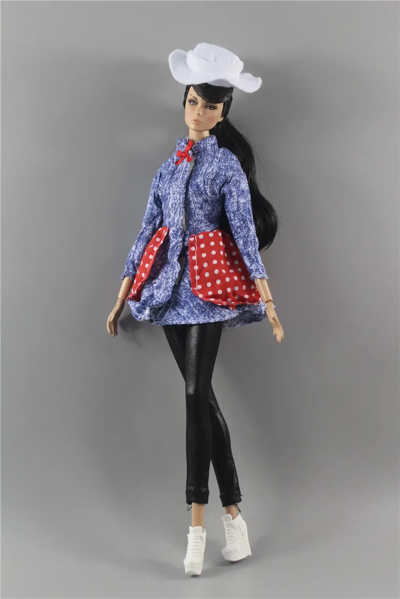 Летняя одежда комплект одежды рубашка штаны юбка платье пальто сумка наряд для 1/6