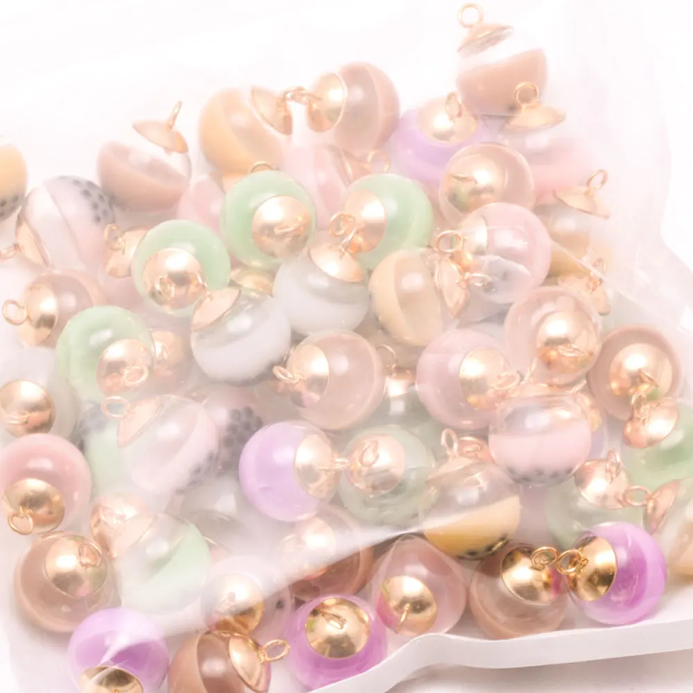 

Exquisite New Best-selling Transparent Glass Ball Pendant High-quality Fashion Jewelry for Making DIY Necklace Accessories