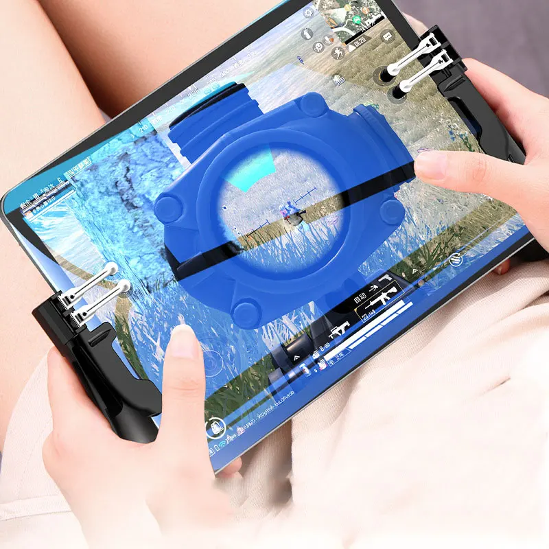Триггеры для Pubg Mobile для Ipad шесть пальцев пубг контроллер для Ipad Pubg Mobile 6 контроллер L1 R1 Кнопка огня джойстик