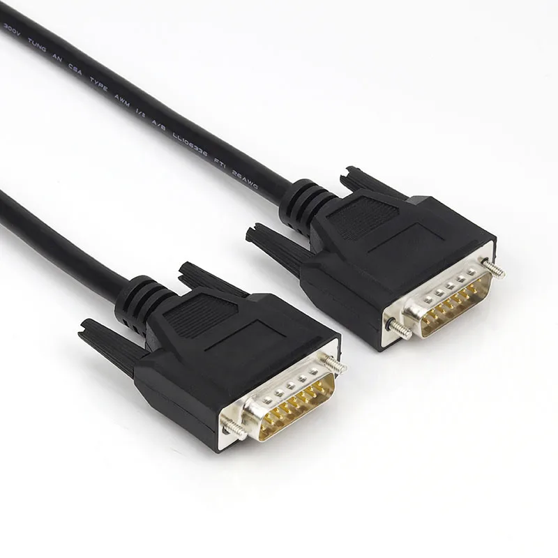 DB15 male/male/female cable D-SUB 15 pin connector DB15 2 rows 15pin M/M 5ft 1.5m 10feet/3M 5M