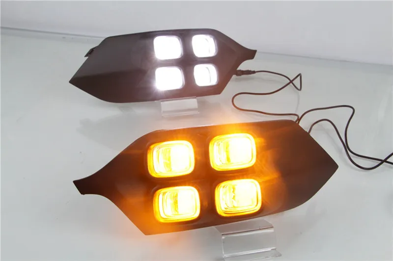 1 комплект Автомобильный светодиодный светильник дневной ходовой DRL для Mitsubishi