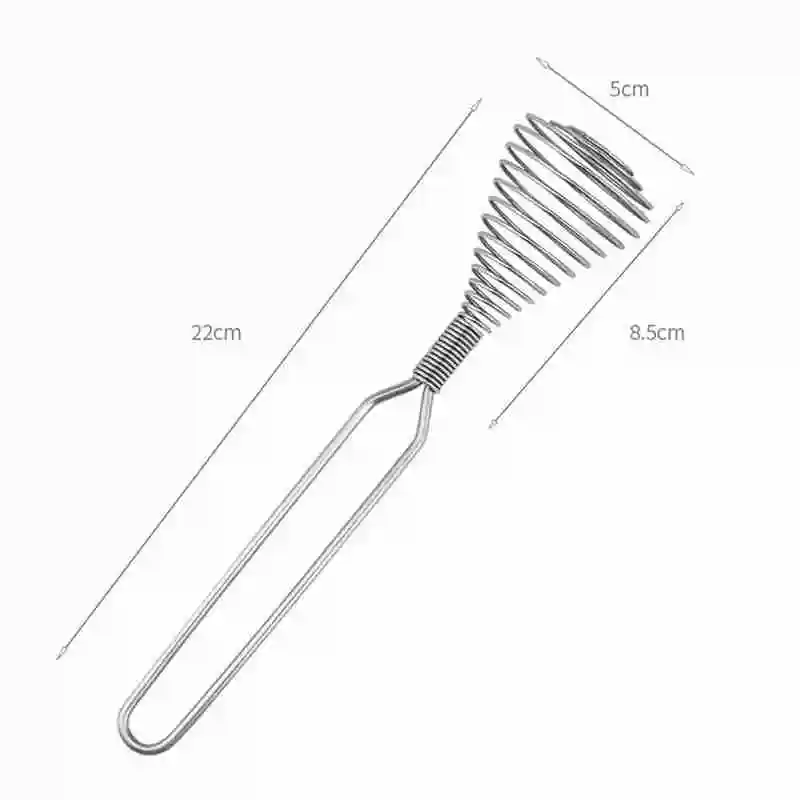 

Multifunction Mini Egg Beaters Drinks Milk Coffee Foam Steel Stiring Eggs Whisk Tool Cream Spring Push-Type Mixer P8M1