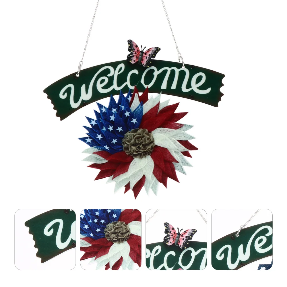 

Creative Independence Day Hanging Ornaments Festival Party Door Wall Sign Decor