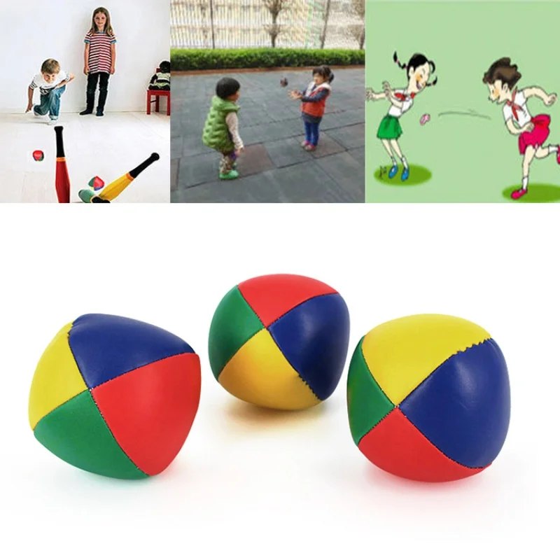 

3pcs/pack Fun And Exercise Child Magic Circus Juggling Balls Classic Bean Bag Juggle Beginner Kids Toy Kids Interactive Toys