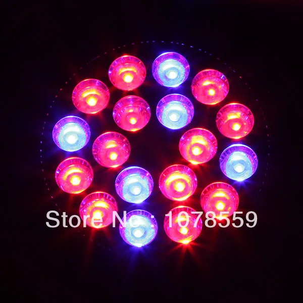 

E2754W 6Blue 12Red 660:460=6:9 18x 3W Plant Flower Greenhouse Hydroponic LED Grow Growing Light Bulb AC85~265