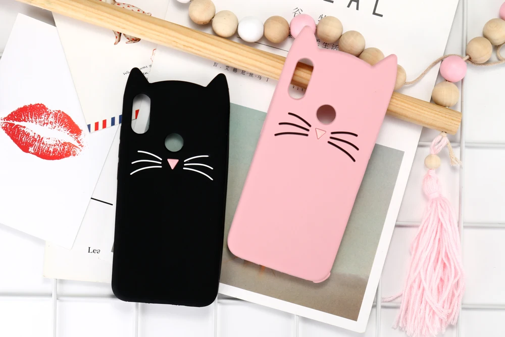 Чехол для Xiao mi Red mi Note 7 6 5 Pro чехол s Red mi 6A 5A 3D милый Кот силиконовый чехол Xiaomi mi 8 9 SE Lite Pocophone F1 чехол-бампер