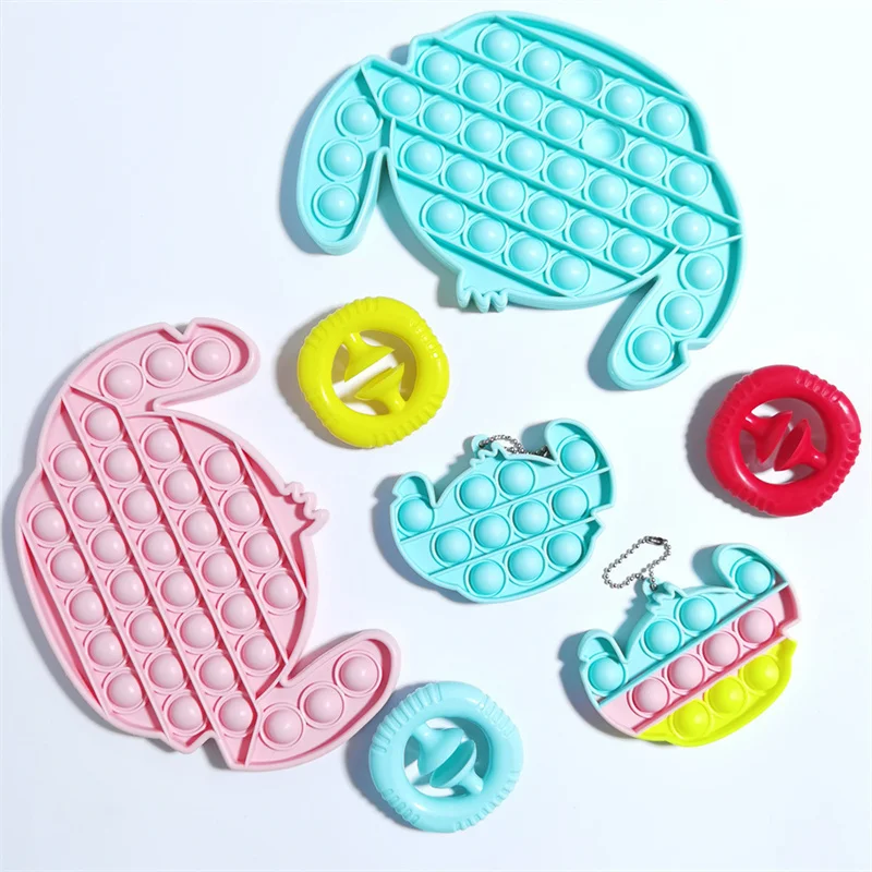 

Детская развлекательная игрушка для снятия стресса, Детская развивающая доска для раннего развития пальцев, портативная сенсорная игрушка...