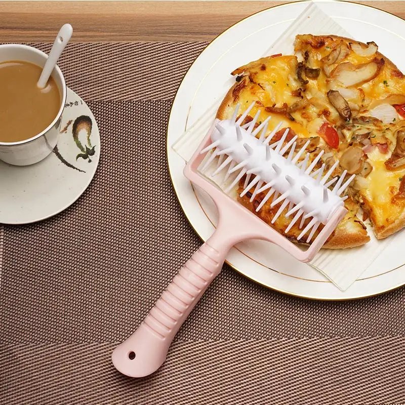 Migecon колесная пицца иглы хлебное отверстие Дырокол тесто ролик печенье пирог