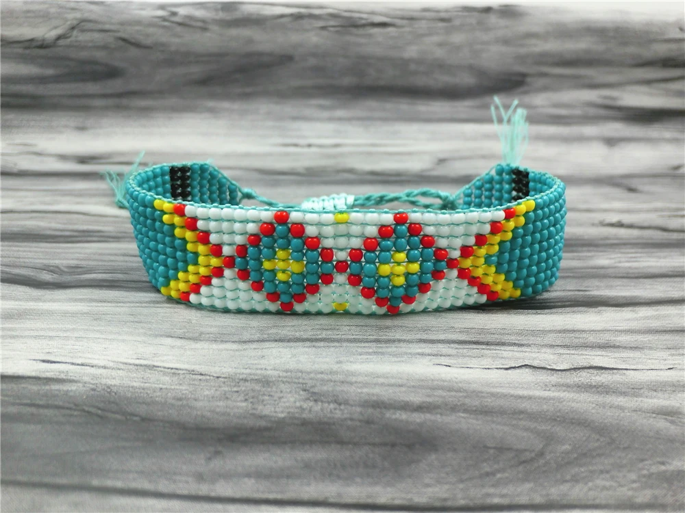 AMIU ручной браслет дружбы хиппи цветной бисер очарование Модные браслеты из