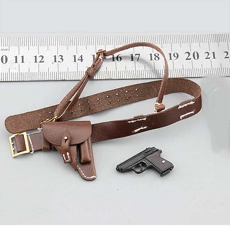 

1/6 Military figure model accessories Marshal Carl Lundstedt belt PPK model for 12 inch action figure