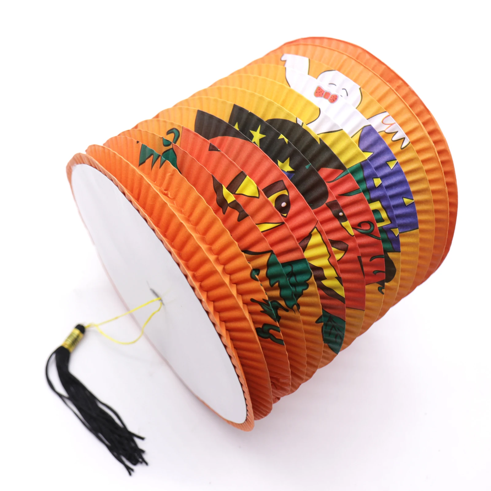 Китайский бумажный фонарь на Хэллоуин череп скелет летучая мышь тыква ведьма с