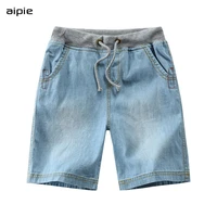 boys shorts casual fashion solid color cotton 100 thin denim fabric children shorts clothing for 2 7 years