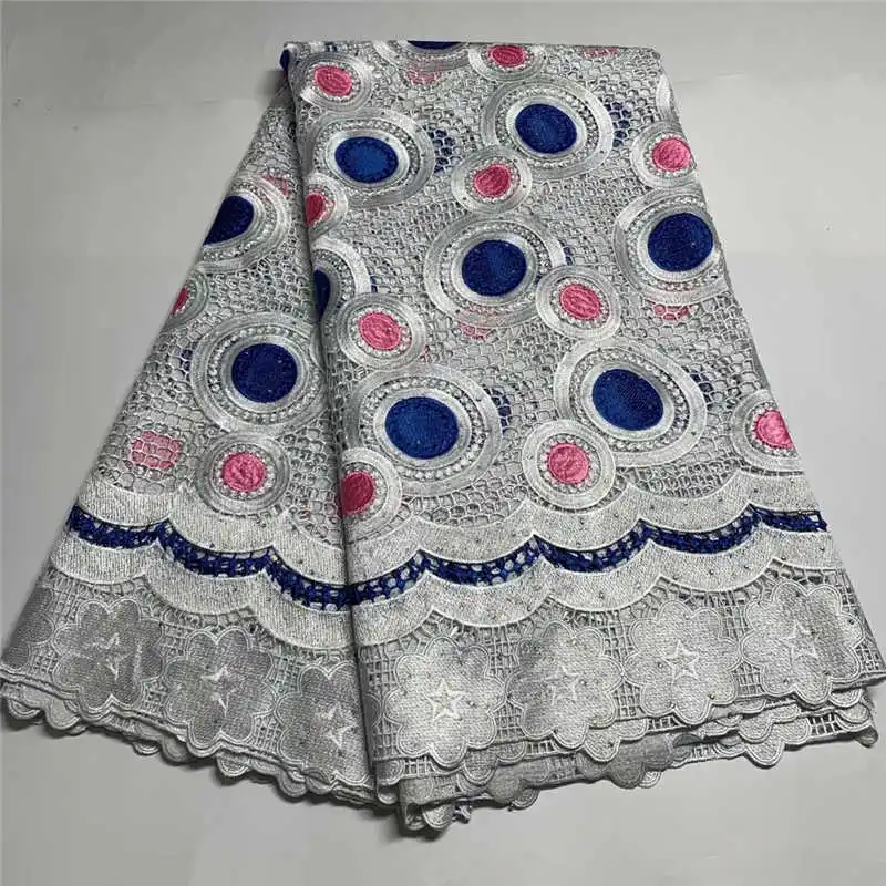 

Neat Embroidered Guipure Lace Elegant African Cupion Cord Fabric luxurious touch Cloth Nigerian party Dress NN817