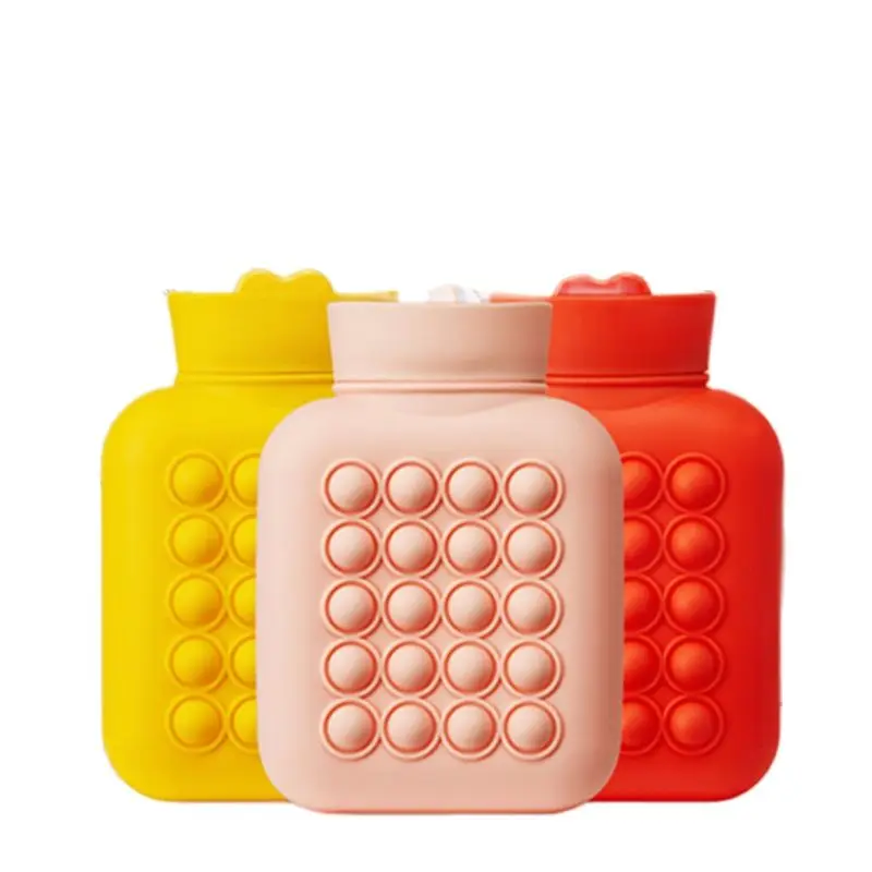 

500 мл популярный пакет с горячей водой Пузырьковые игрушки-антистресс для взрослых сжимаемые игрушки антистресс попит мягкие сжимаемые Рож...