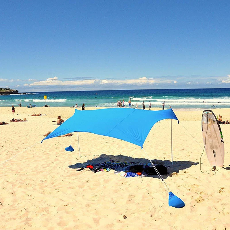 Пляжная палатка с солнцезащитным козырьком тент от солнца эмбрана пляжный навес