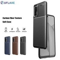 uflaxe soft silicone case for honor 10 10x lite carbon fiber texture ultra thin shockproof cover honor 10i x10 max