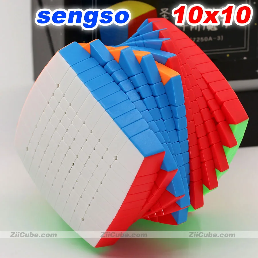 Магический куб головоломка SengSo мини подушка 10x10x10 10x10 V2 профессиональный