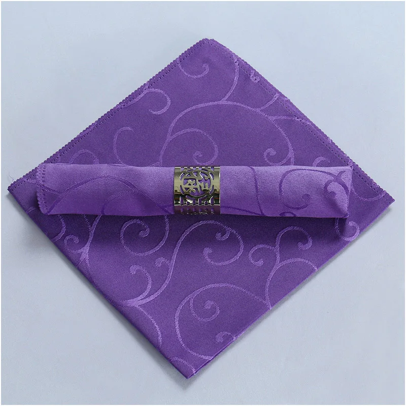 Модные столовые салфетки льняной носовой платок из полиэстера вечерние