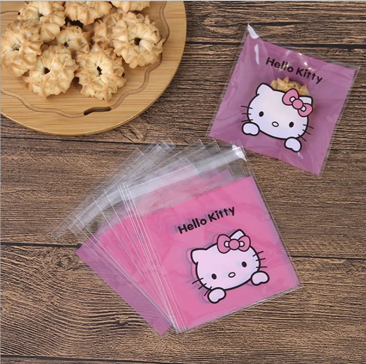 7x 10 см мультфильм медведь пластиковый мешок свадьба день рождения Печенье