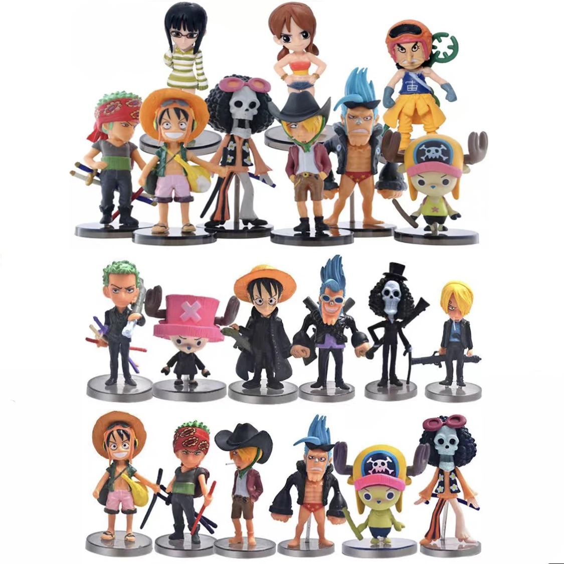 

Japanese Anime One Piece Luffy And Other Cartoon Characters 5-10CM PVC Action Figure Toys Dolls