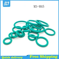 green silicone o ring seal gasket od 3 45mm silicon food grade rubber washer o ring vmq