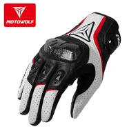 motorcycle gloves motocross bicycle touch screen breathable cycling gloves summer men sheep leather softmotorbike guantes moto