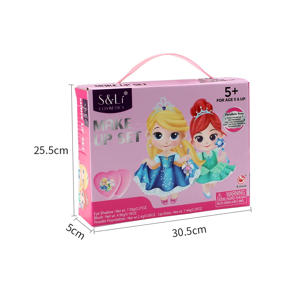 Принцесса профессиональный макияж коробка моющиеся халат для детей настоящее