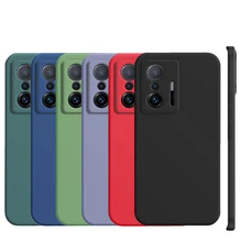 For Xiaomi 11T Pro Case Xiaomi Mi 10T 11i 11X 11T 11 Lite 5G NE Cover Shockproof Liquid Silicone Phone Back Cover Xiaomi 11T Pro