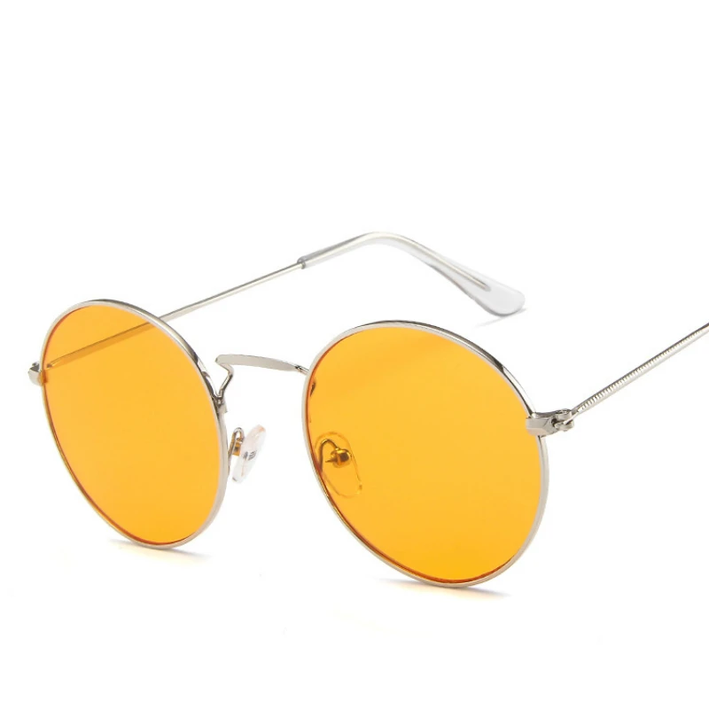 Очки солнцезащитные женские круглые винтажные брендовые дизайнерские солнечные