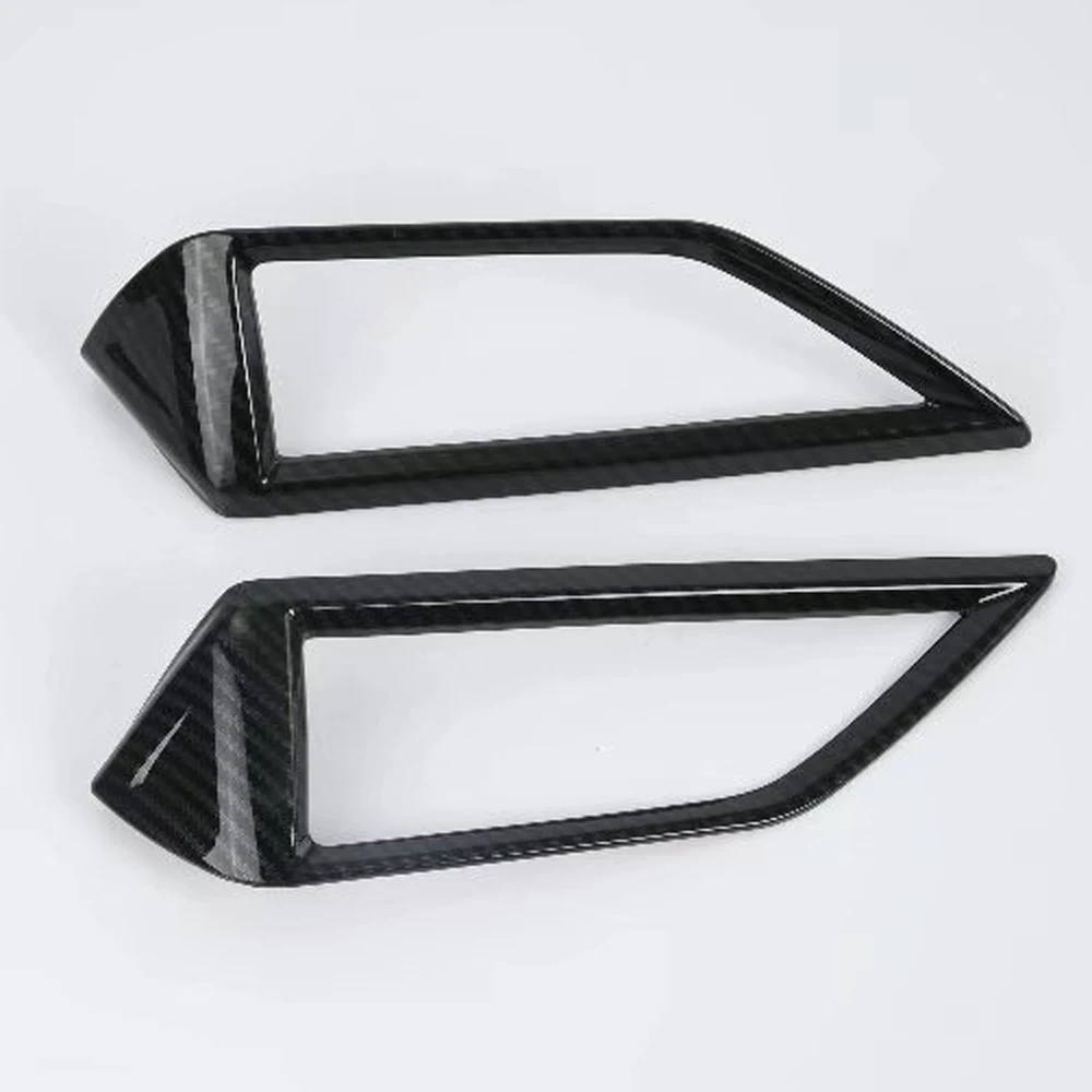 

For Subaru Impreza Crosstrek XV 2018 2019 2020 Carbon Fiber Dashboard Middle Air Vent Cover Trims Car Accessories