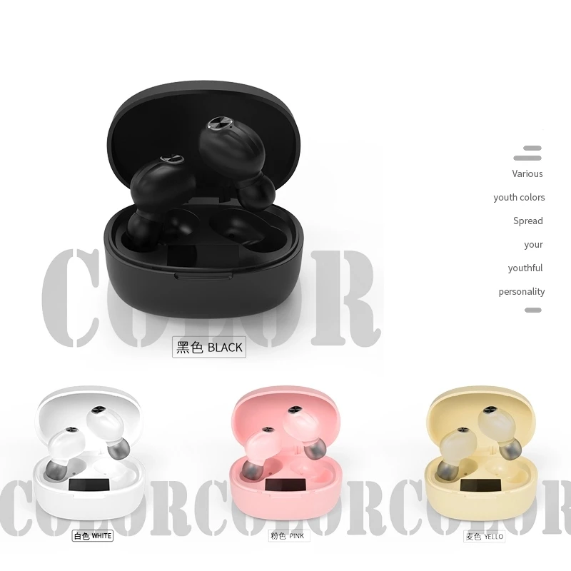 

T15 Hot Sale Smart Colorful TWS Wireless Earbuds Sport Bluetooth Headphones Wireless Earphone