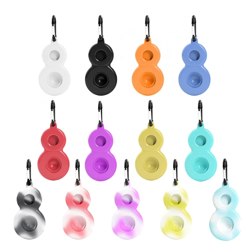 

2021 New Dust-proof Protective Cover Shell Multicolor Tracker Case for AirTags Tracker Box Bags